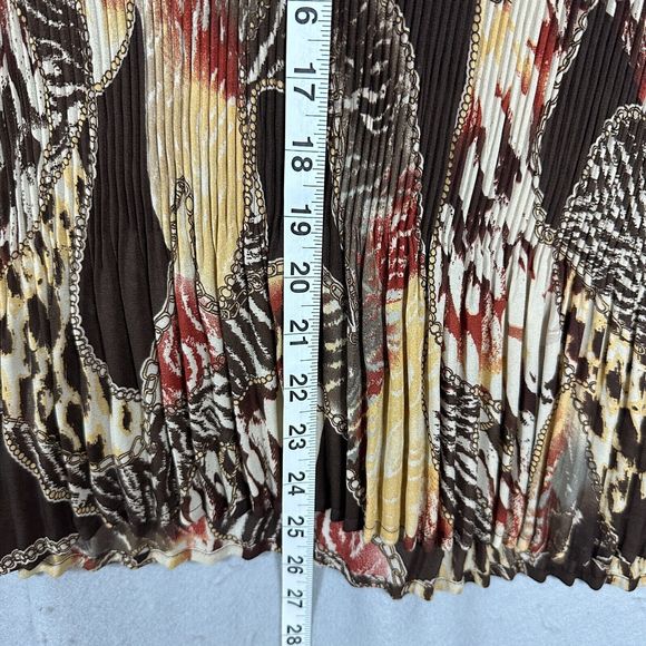 CJ Banks Womens Pullover Brown Ribbed Plus Size 1X - Picture 8 of 10